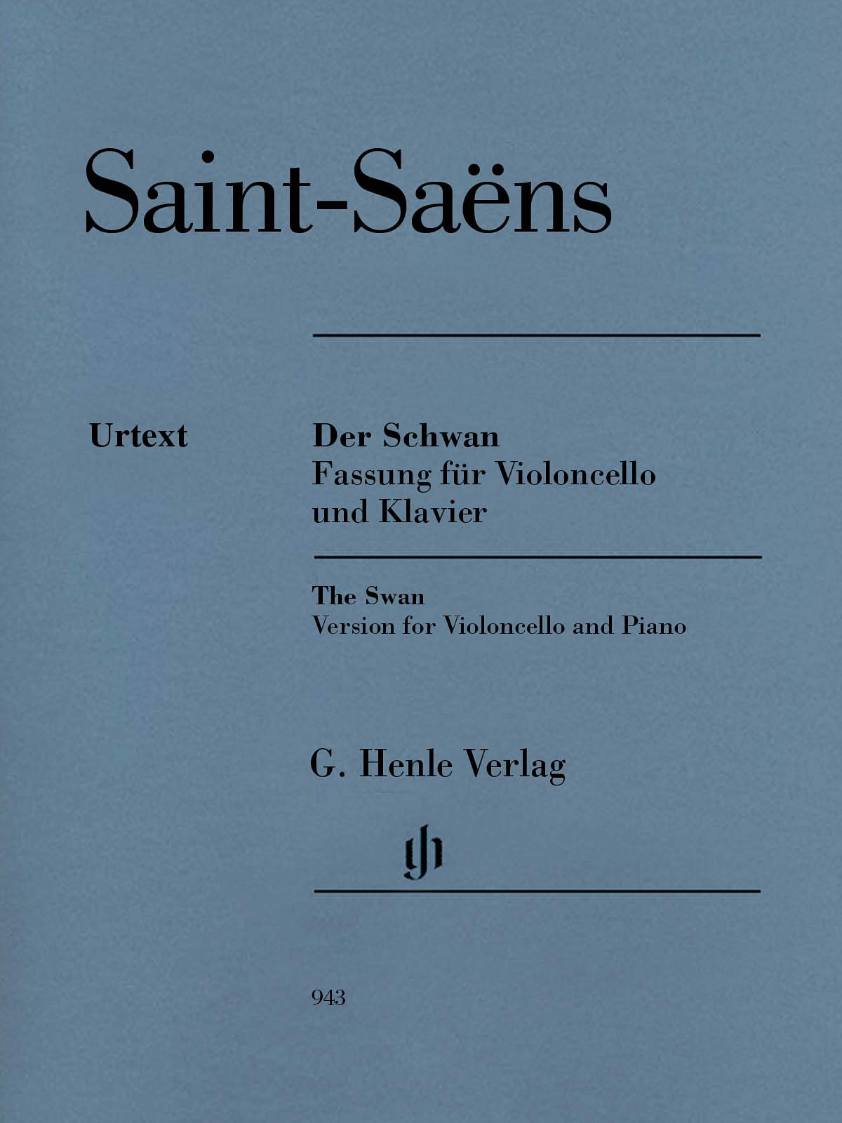 The Swan from 'The Carnival of the Animals' - Cello and piano - (HN 943): Instrumentation: Violoncello and Piano