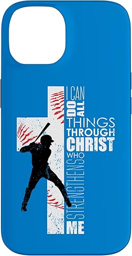 Miniatura 4 de iPhone 14 Pro Max - Funda para teléfono con texto en inglés "Cross Biblia", regalos de béisbol cristiano