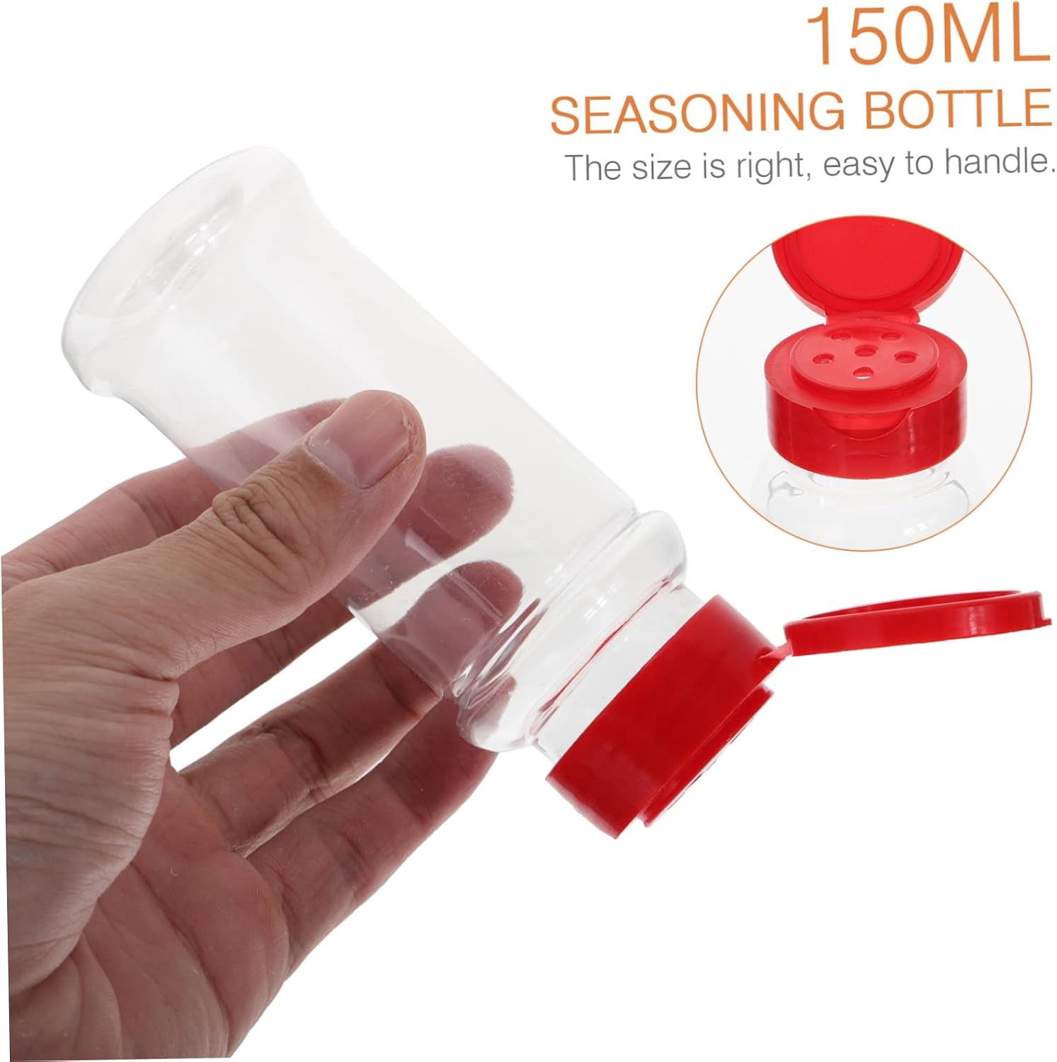10pcs Pepper Shaker Bottles Pepper Seasoning Storage Bottles Spice Shaker Containers Plastic for Dusting Storage