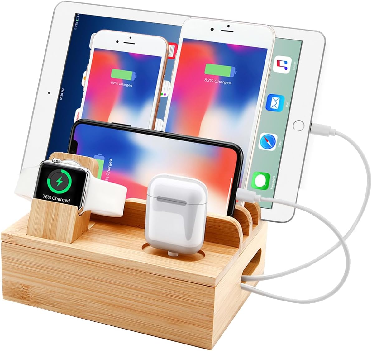 Sendowtek USB Charging Station for Multiple Devices 6 in 1