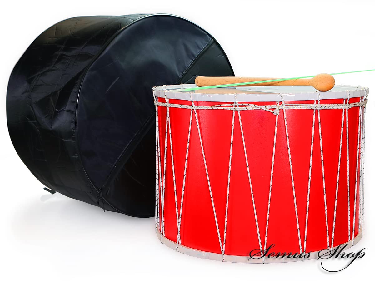 Orientalische 53 cm. DAVUL Dhol Drum Schlagzeug Davul 100% Handmade Rot