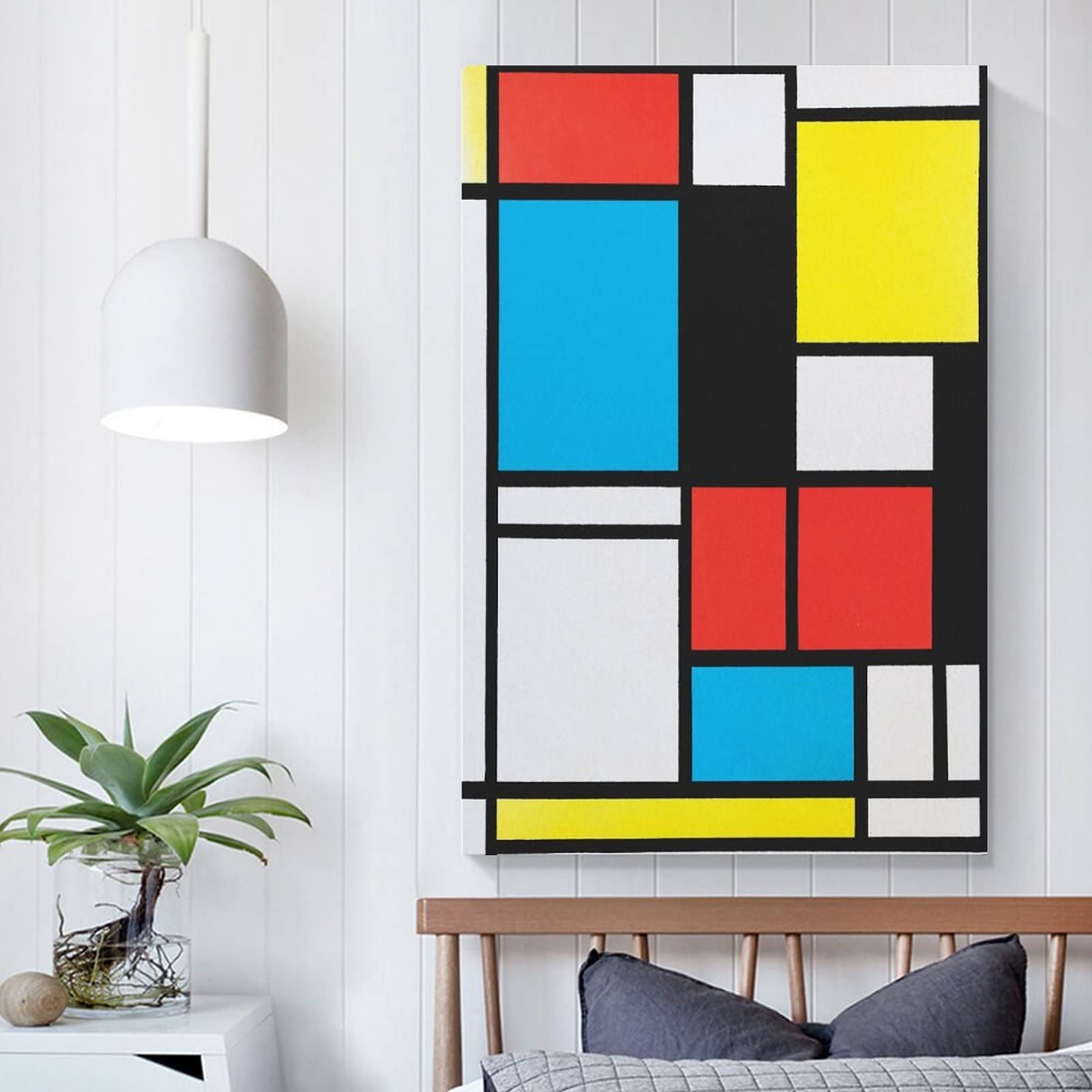 ピート・モンドリアン、『ニステルロードの家の中』、希少な画集より ピート・モンドリアン、『ニステルロードの家の中』、希少な画集より