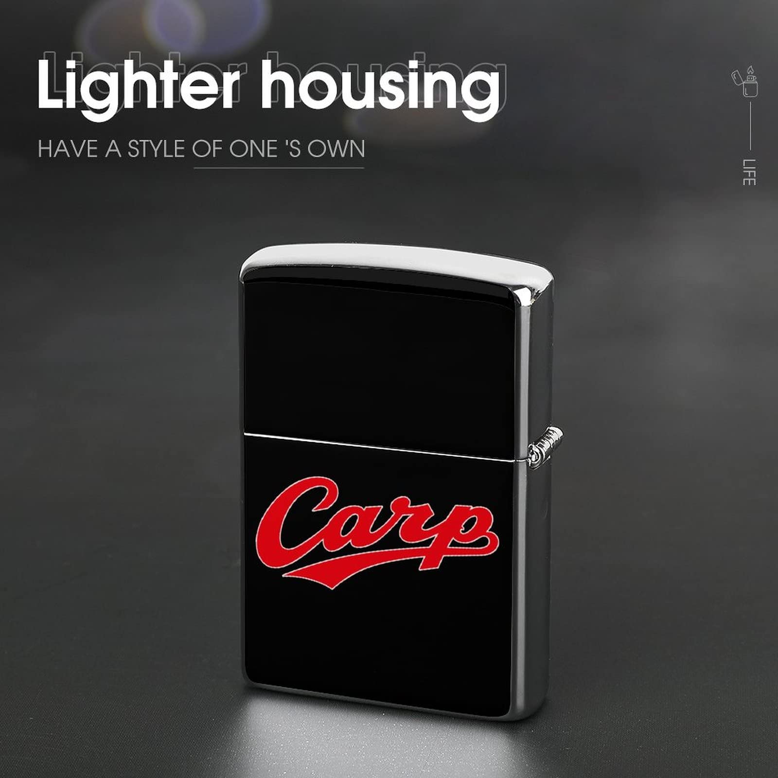 Amazon.co.jp: Zippoライター兼用ケース メンズ 広島 東洋カープ 男性