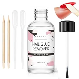 Makartt Nail Glue Remover for Press on Nails - 30ML Glueoff Easy Removal Versatile Debonder for Glue on Tips, Regular Polish, Quick Glues and Semi-Cured Sticker DIY Manicure Supply
