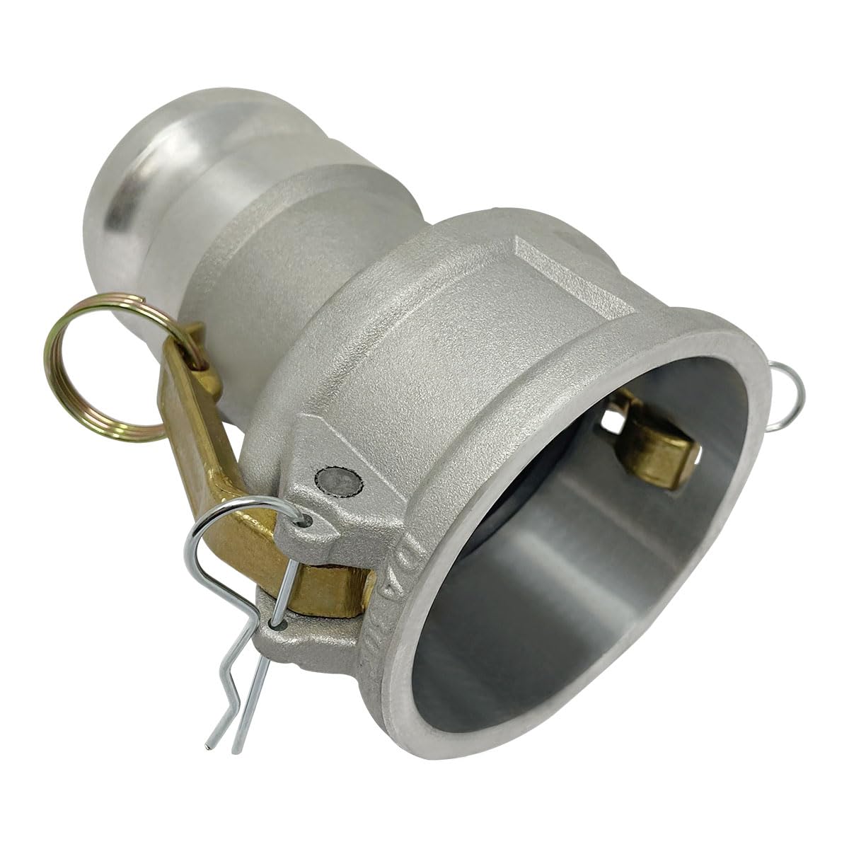 Gloxco Aluminum Type DA Cam and Groove Hose Fitting, Reducer, 4" Female Camlock x 3" Male Camlock (CAM-4030-DA-AL)