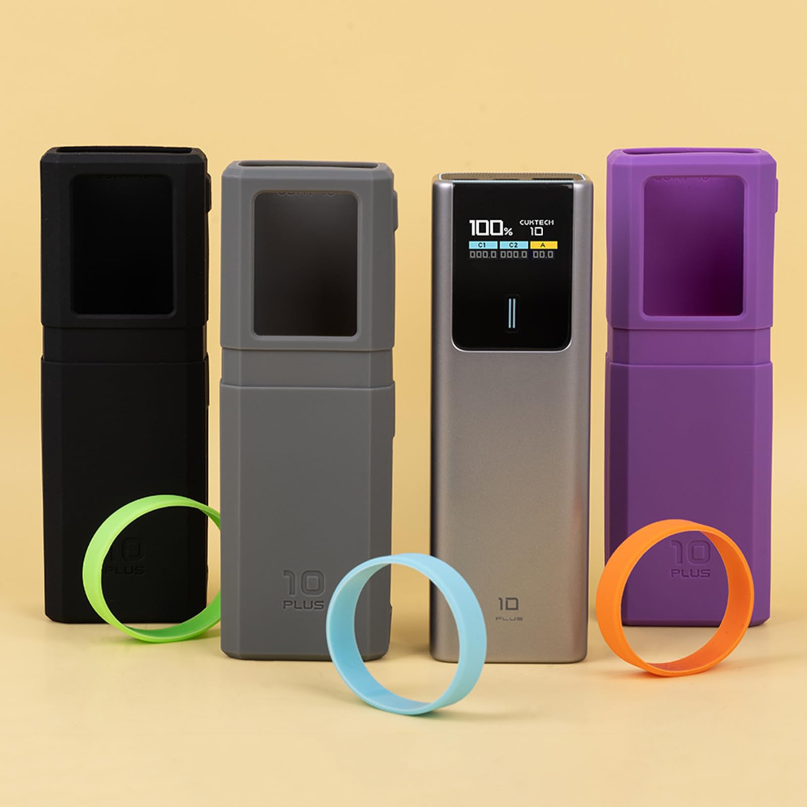 Silicone Case for 10 Plus Power Supply Adapter Battery Pack Housing Skin Lightweight Shockproof Case