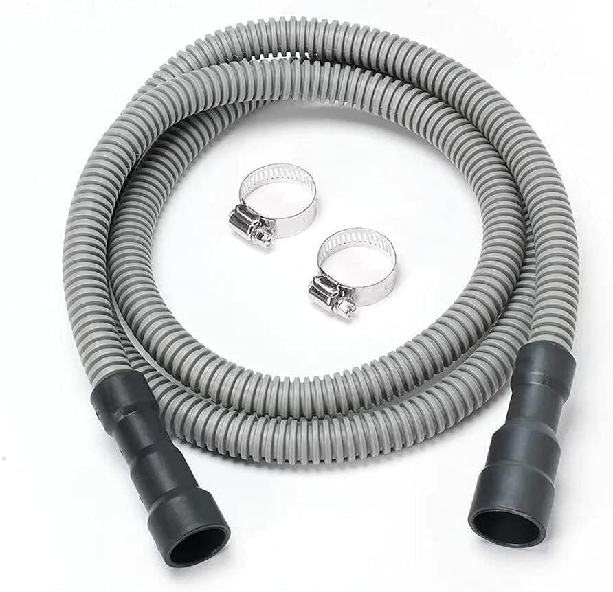 Universal Dishwasher Drain Hose 6 Foot Corrugated and