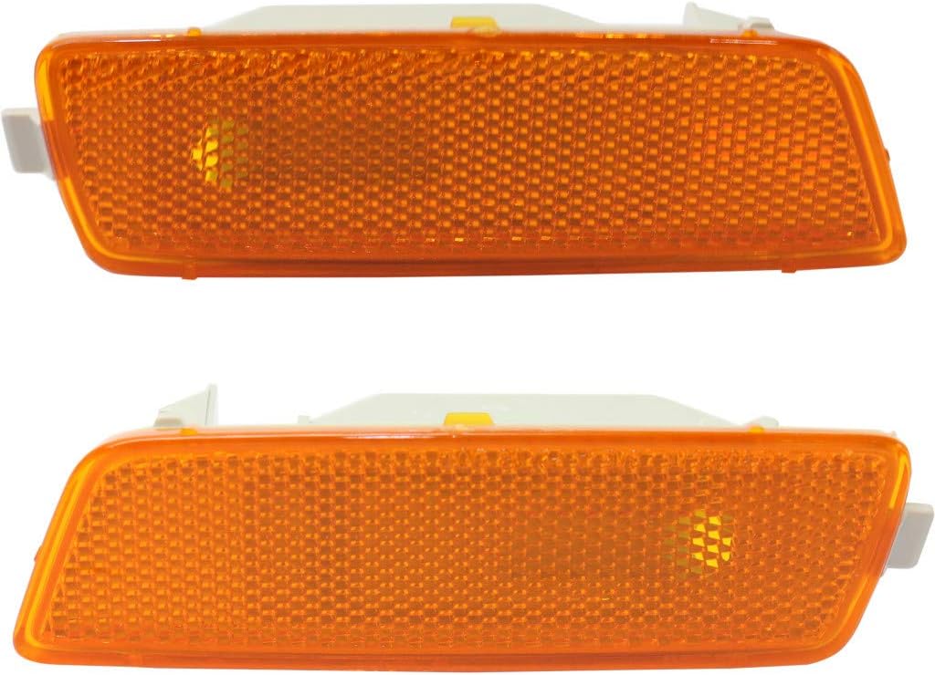 KarParts360 For Volkswagen Jetta Front Side Marker Light Assembly 2005 06 07 08 09 2010 Driver and Passenger Side | Pair Sedan GEN 5 DOT Certified | For VW2530108 | VW2531108