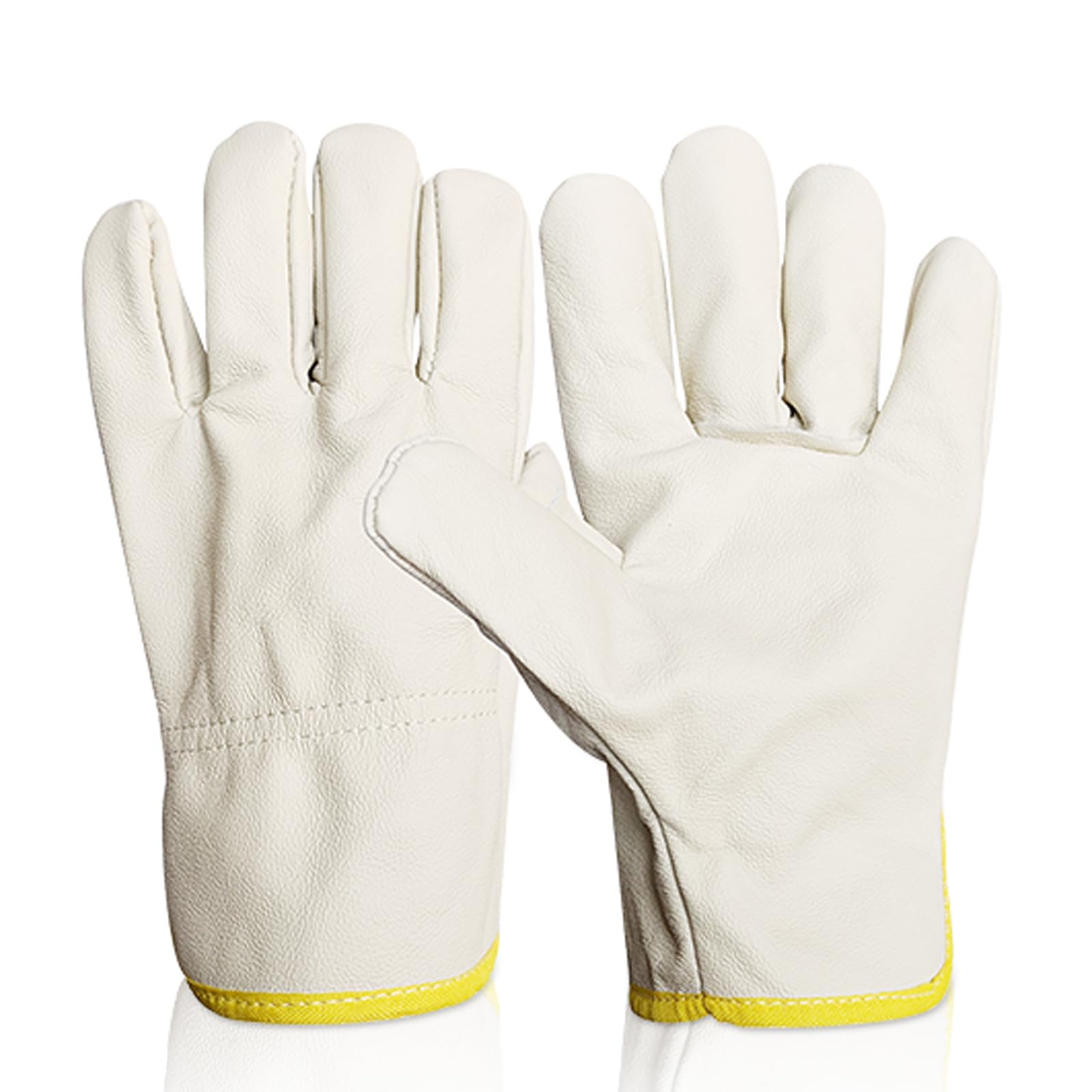 YUDANSI Thorn Proof Gardening Gloves, 1 Pair Thicken Leather Garden Gloves