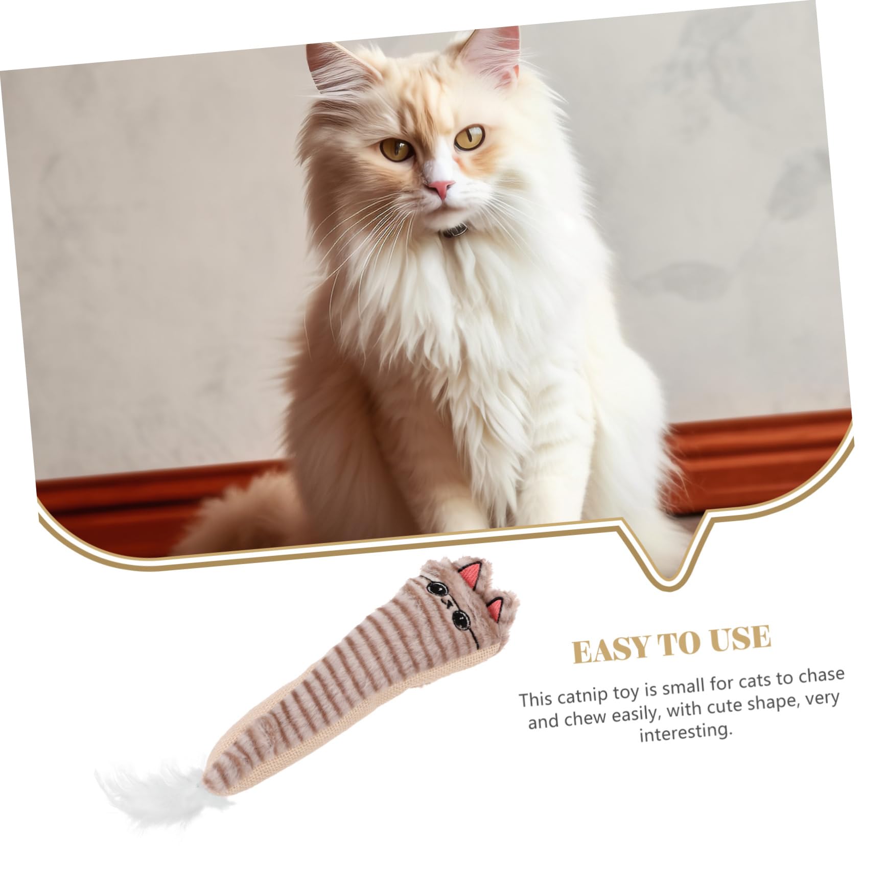 minkissy Jouets pour Chats Interactifs Doux Et Confortables en Papier Froissé en Forme De Dessin Animé