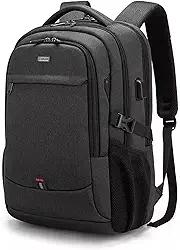 Mochila Executiva Para Notebook Impermeável de até 15.6 Polegadas, Multifuncionais Resistente para Viagens de Negócios Grande Escola Trabalho Viagens Mochila Casual