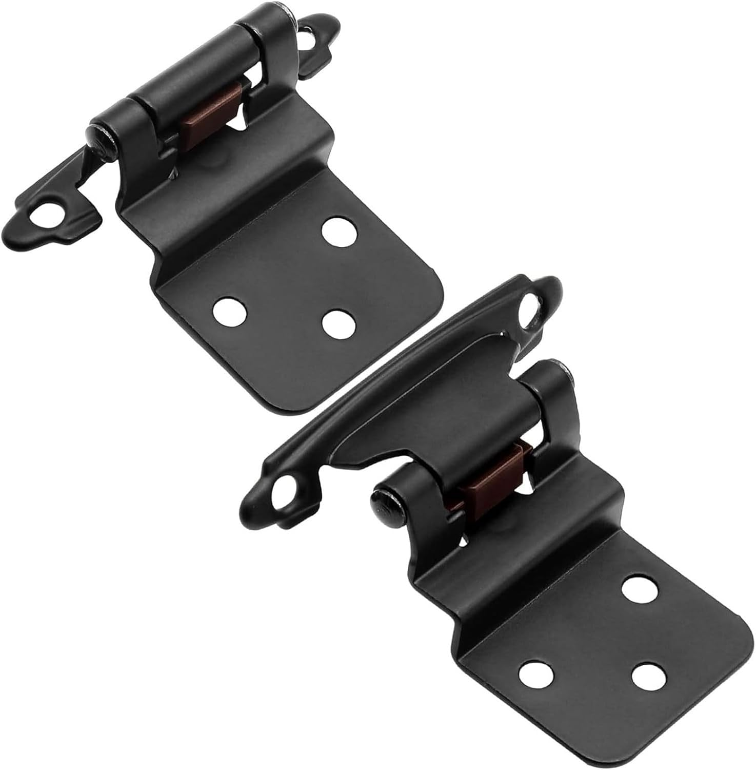 キャビネットヒンジ10個 金属製食器棚クロージング家具ハードウェア シンプルな取り付け戸棚ヒンジ