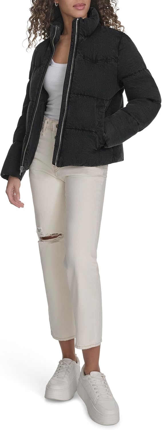 Levi's womens Western Denim Puffer - Image 2