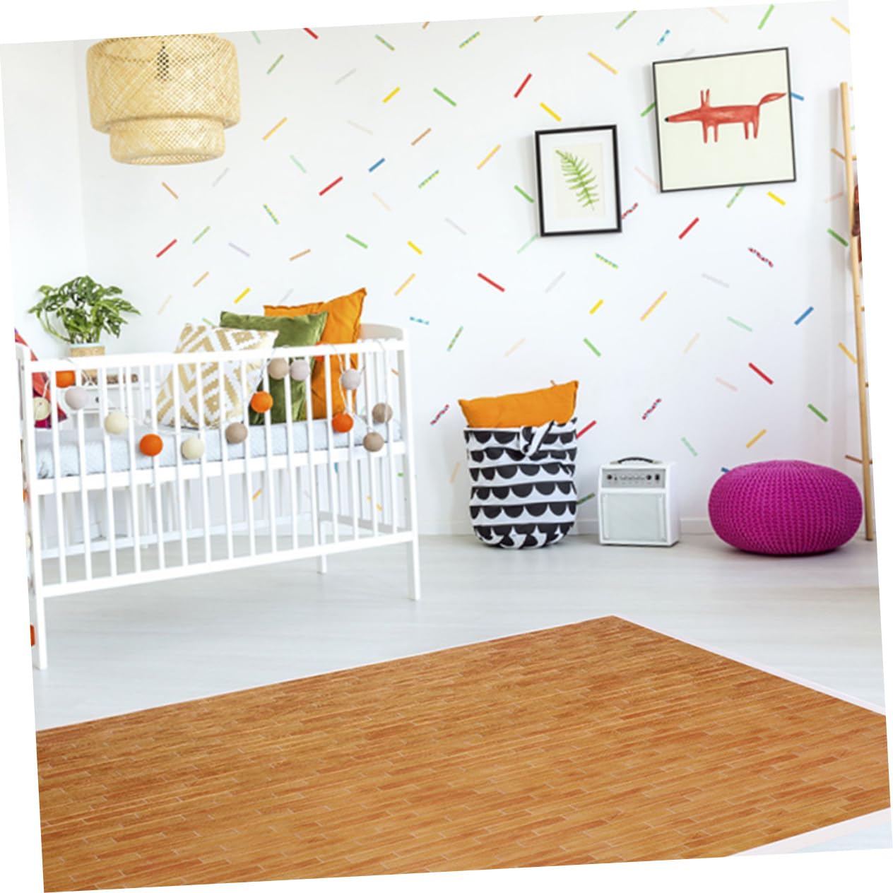 Mini Casa Suelo Papel Adhesivo para Decoración De Muñecas Suelo Papel Cerezo para Casa De Muñecas