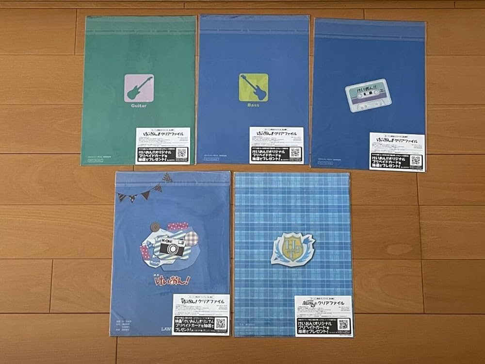 Amazon.co.jp: けいおん クリアファイル ローソン 計15種 セット