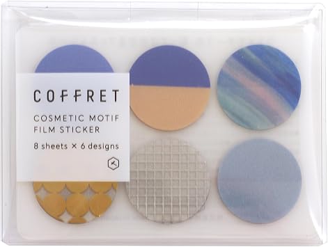 KingJim Seal Film Coffret Circle Horizon Blue COFC001