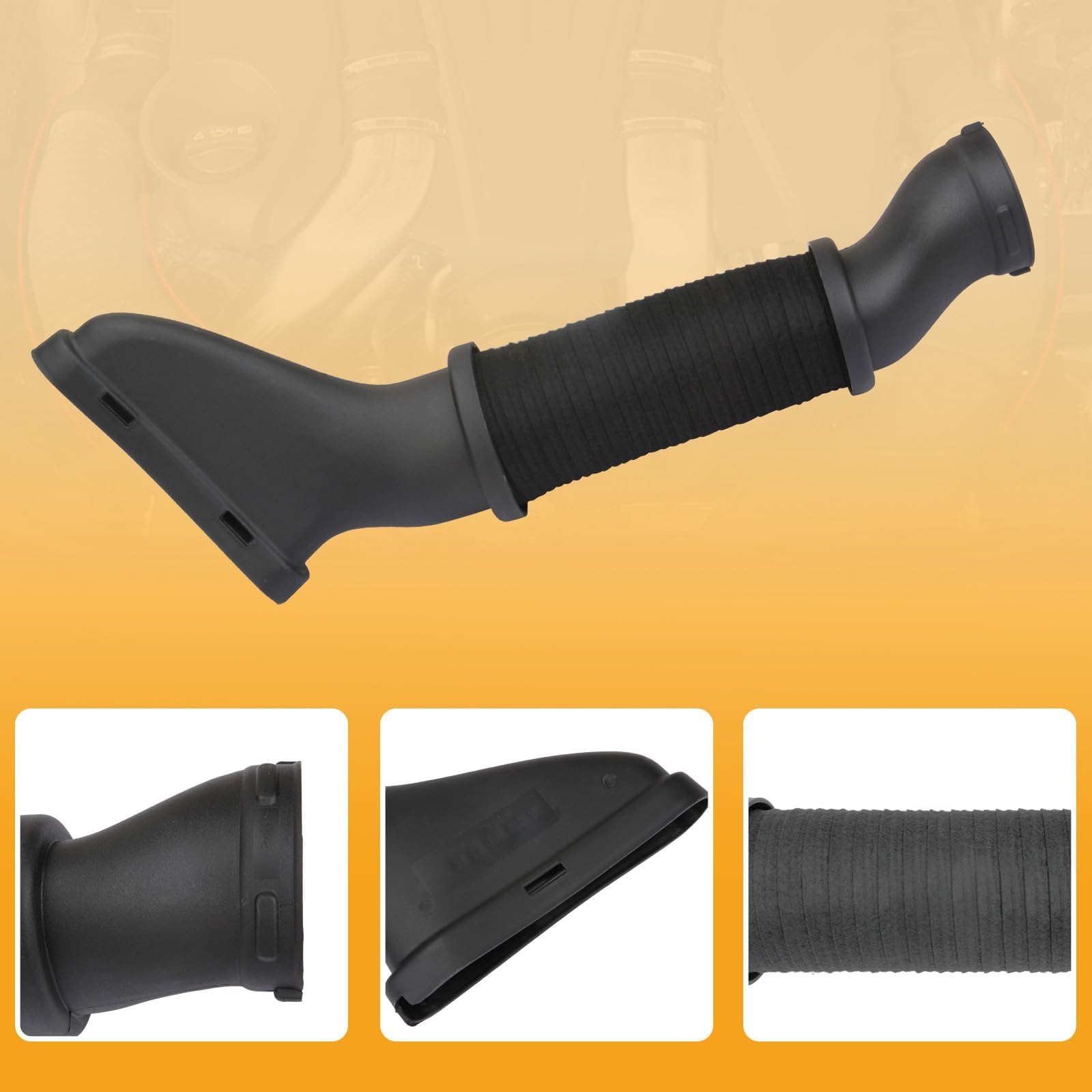 Air Intake Hose Compatible With 2013-2019 Mercedes-Benz GL450 GL550 ML550 W166 GL63 GLS550 GLE63 AMG Left And Right Side Air Inlet Duct Replaces