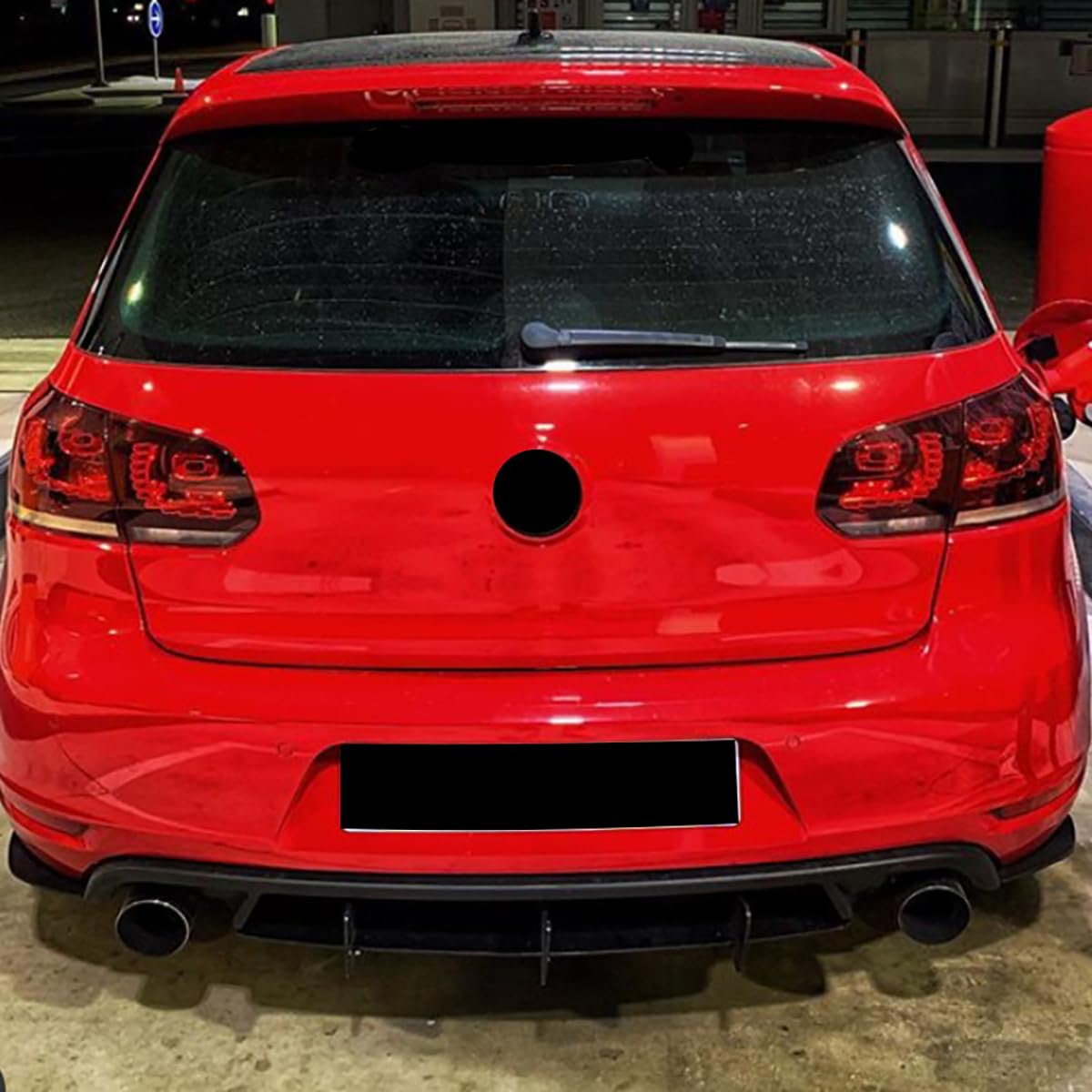 Diffusore Spoiler per paraurti Posteriore per Auto, divisori Laterali Posteriori per VW Golf 6 GTI Golf MK6 GTI 2008-2013, ABS