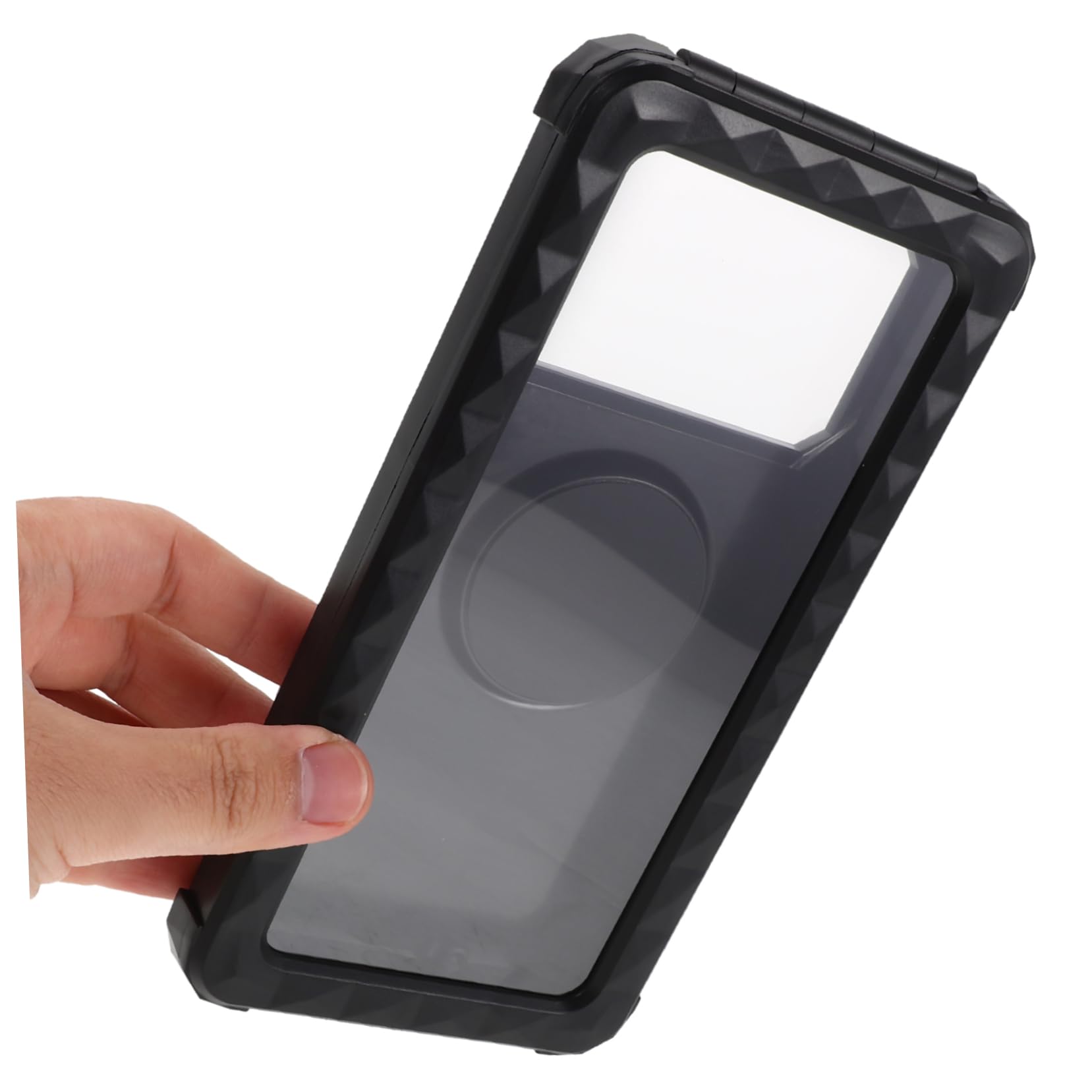 Soporte Antivibración para Teléfono De Motocicleta Montaje Manillar Ajustable Estuche Cerrado