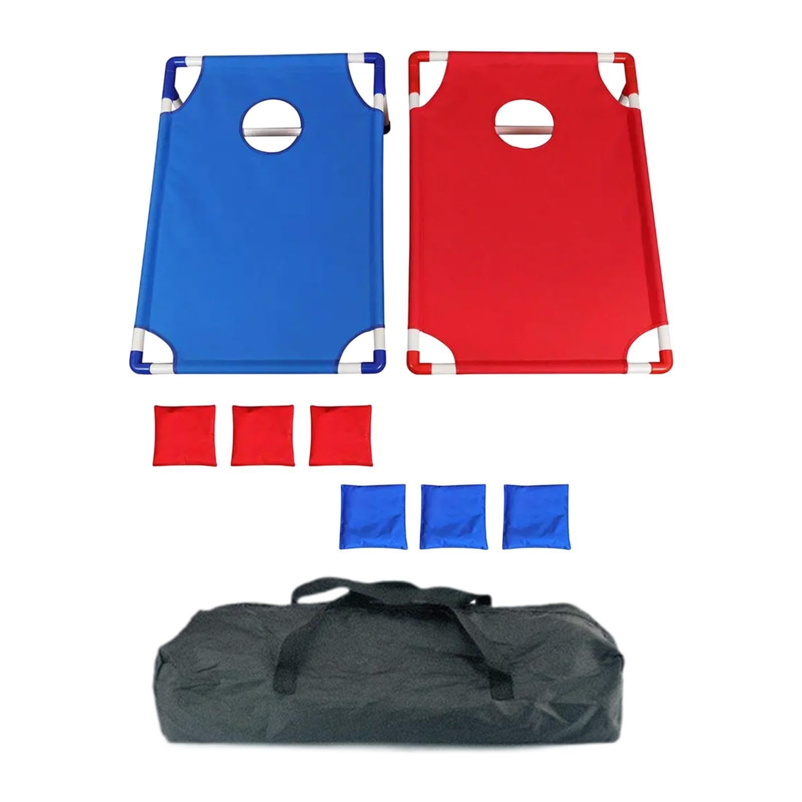Juego de Lanzamiento de Aros Corn Hole, Juguete Portátil para Fiestas, Ideal para Adultos Y Amigos Que Acampan.