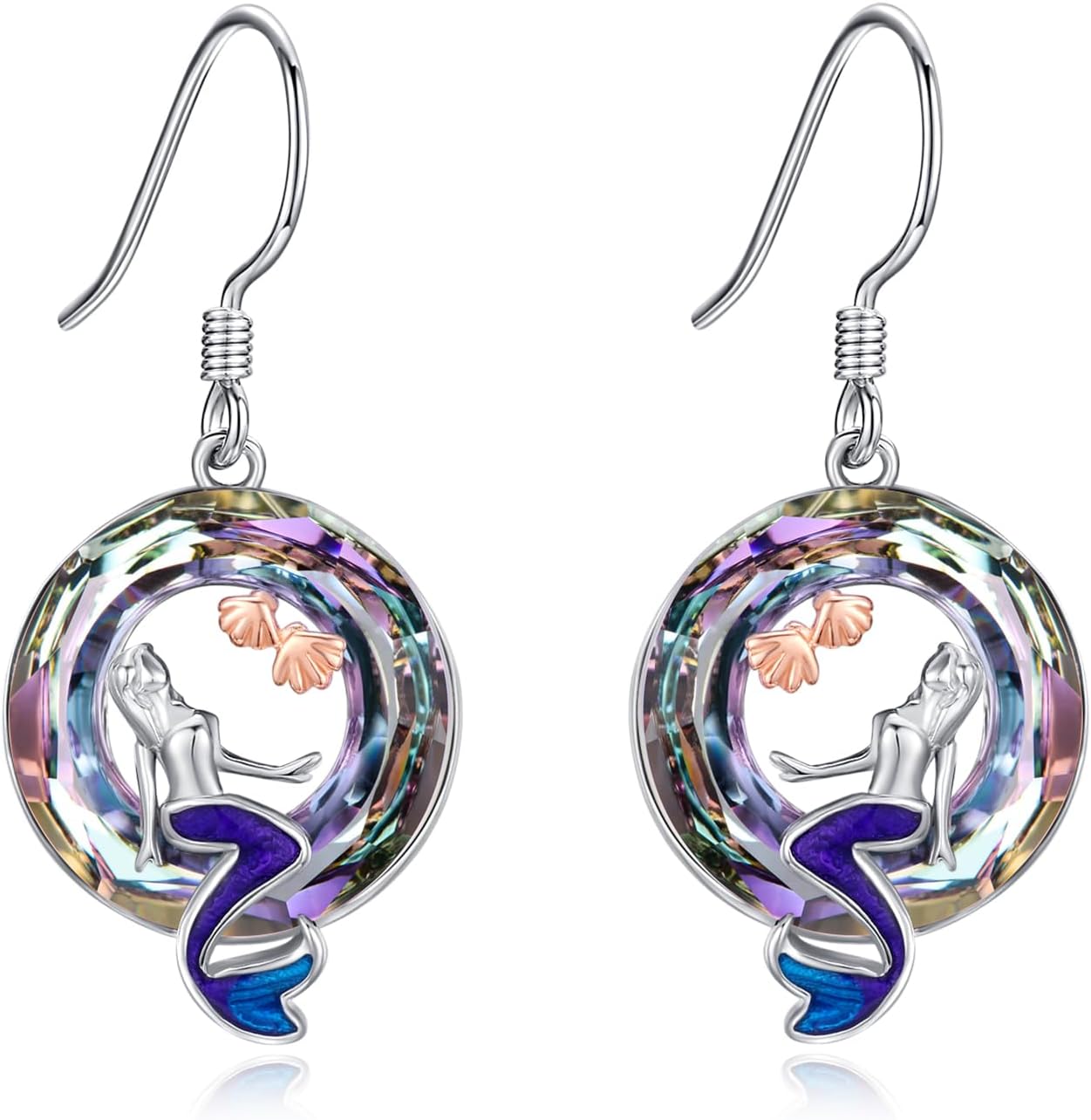 Halloween Earrings 925 Sterling Silver Bat Pumpkin Dangle Drop Earrings Halloween Jewelry Gifts for Women Girls