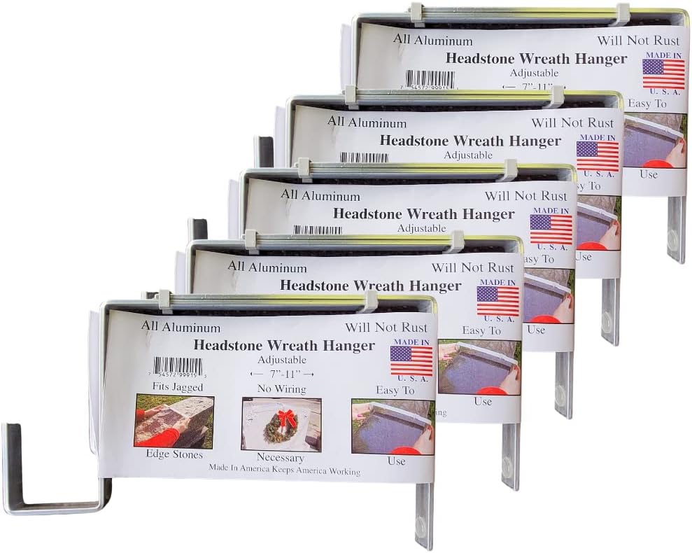Headstone Wreath Holder 5-Pack