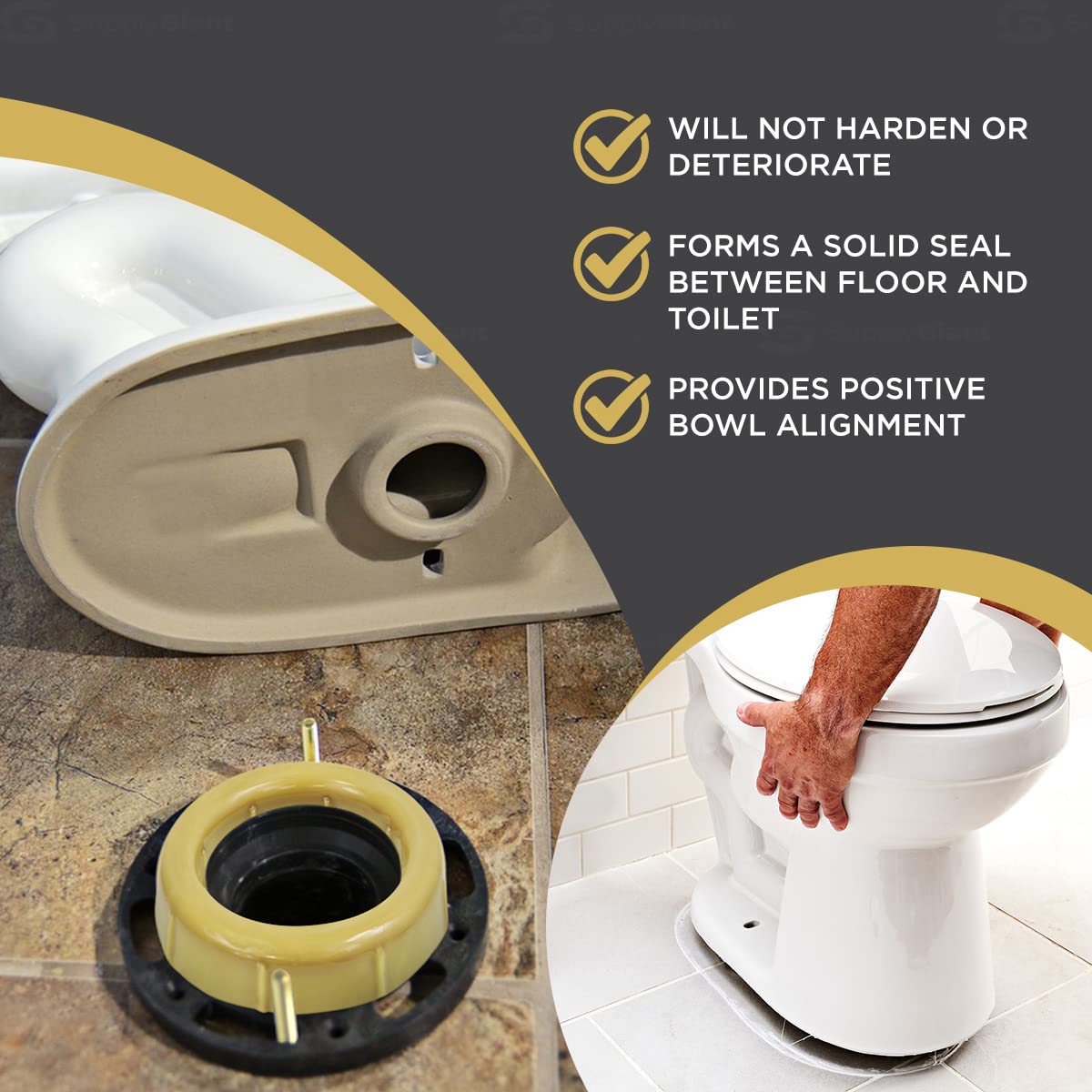 Wax Seal How To Fix Toilet Seal In Tank Wax Seal Toilet Leaking