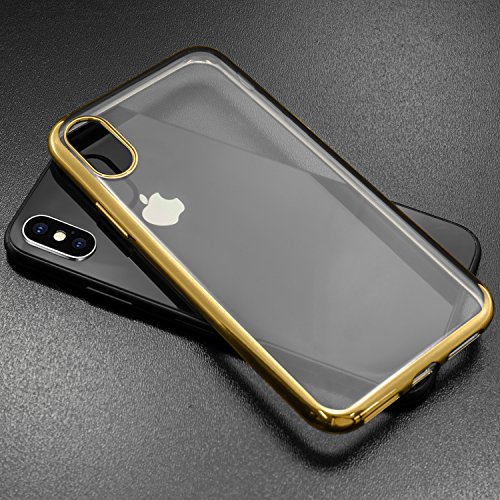 BaboTech Coque de protection en silicone TPU pour iPhone X Transparent Cover