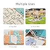 Baby Play Mat for Floor 79 x 71”Reversible Foldable Foam Extra Large Thick Foam Playmat Babies Waterproof Crawling Mat for Infants Toddlers and Kids Indoor Outdoor Use (Car and Animals) #5