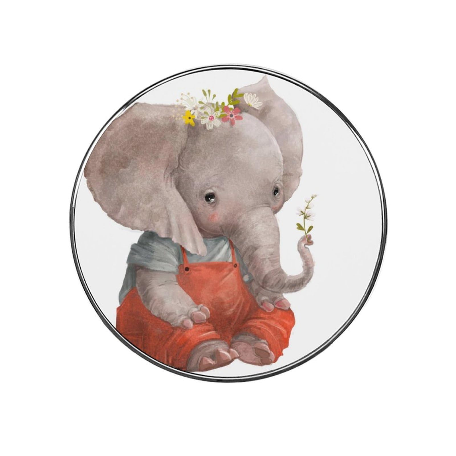 Cartoon Elephant Refrigerator Magnet Decorative Fridge Sticker For Kitchen Office Home Décor