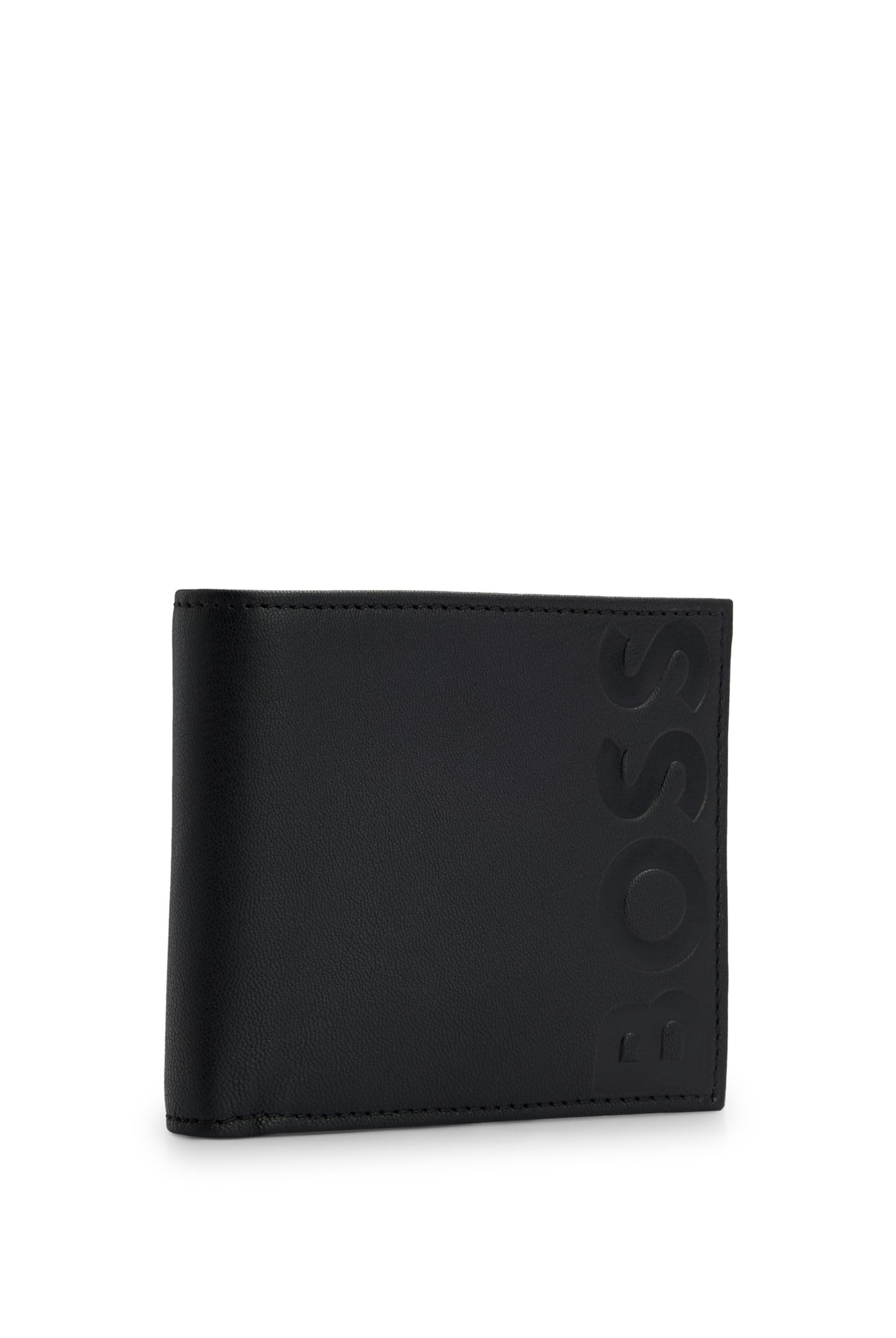 Boss Hugo Big BB_4 - Monedero para Hombre, Color Negro, Negro1, Talla única