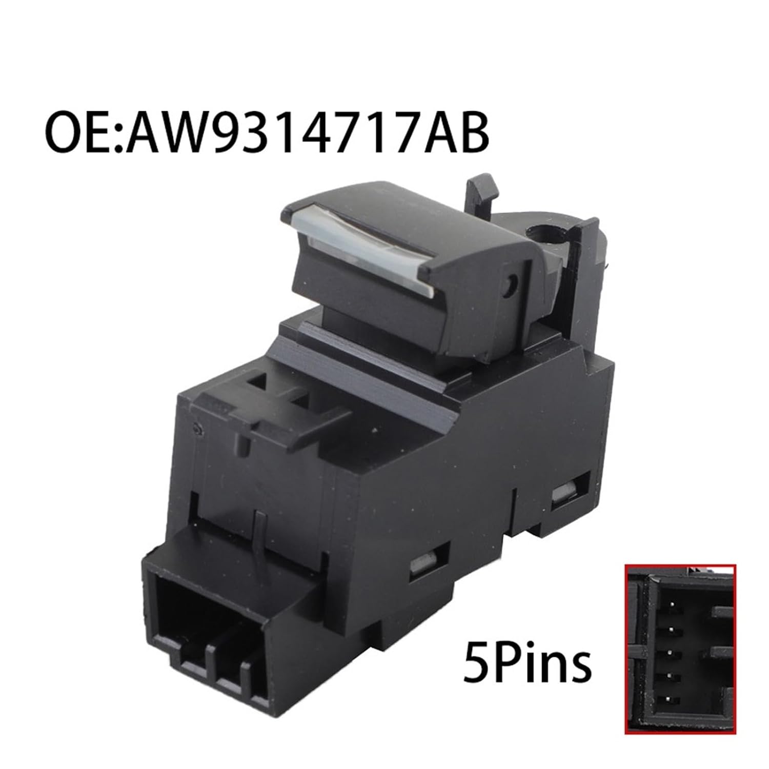 AW9314717AB Car Power Window Single Switch Compatible with Jaguar XJ 2010-2015 XF 2009-2015 XK 2006