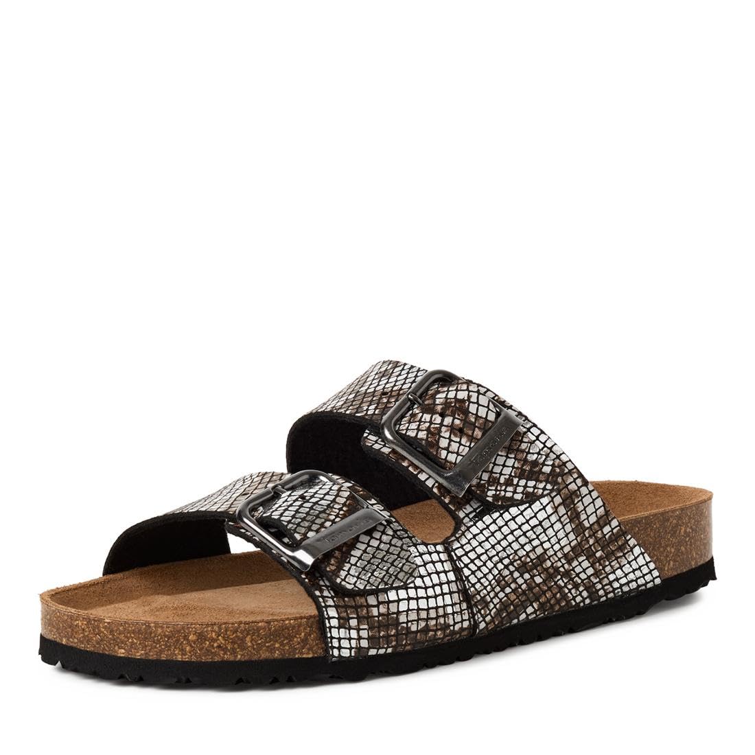 Tamaris Women Footbed Slide flat black 5 UK