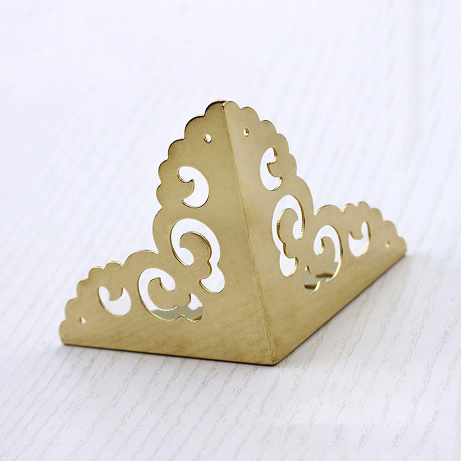 12 Pcs Protecteur D'angle En Acier Protecteurs De Coin L'armoire