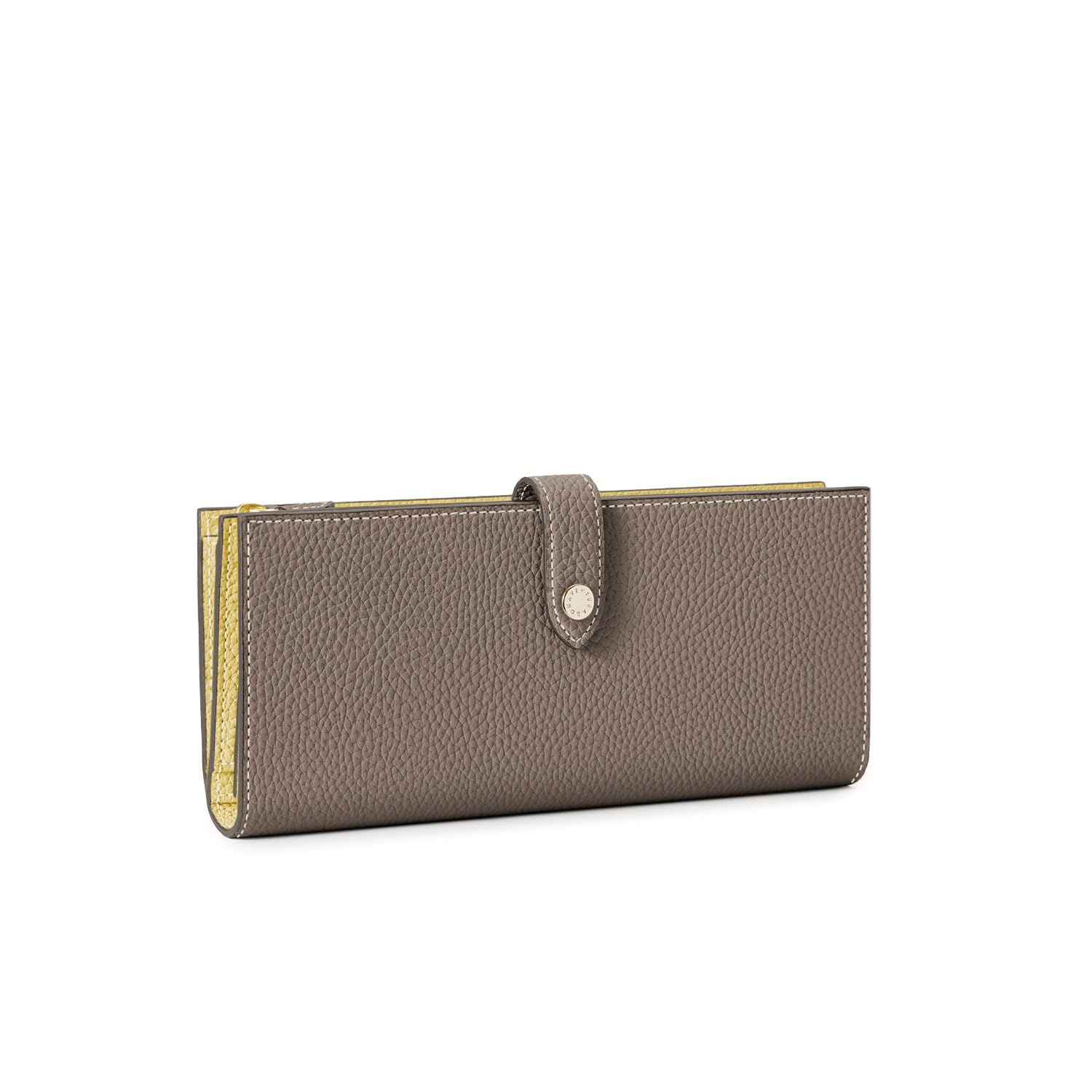 BONAVENTURA 長財布 エトープ イエロー ロングジップウォレット ロングジップ ウォレット シュリンクレザー