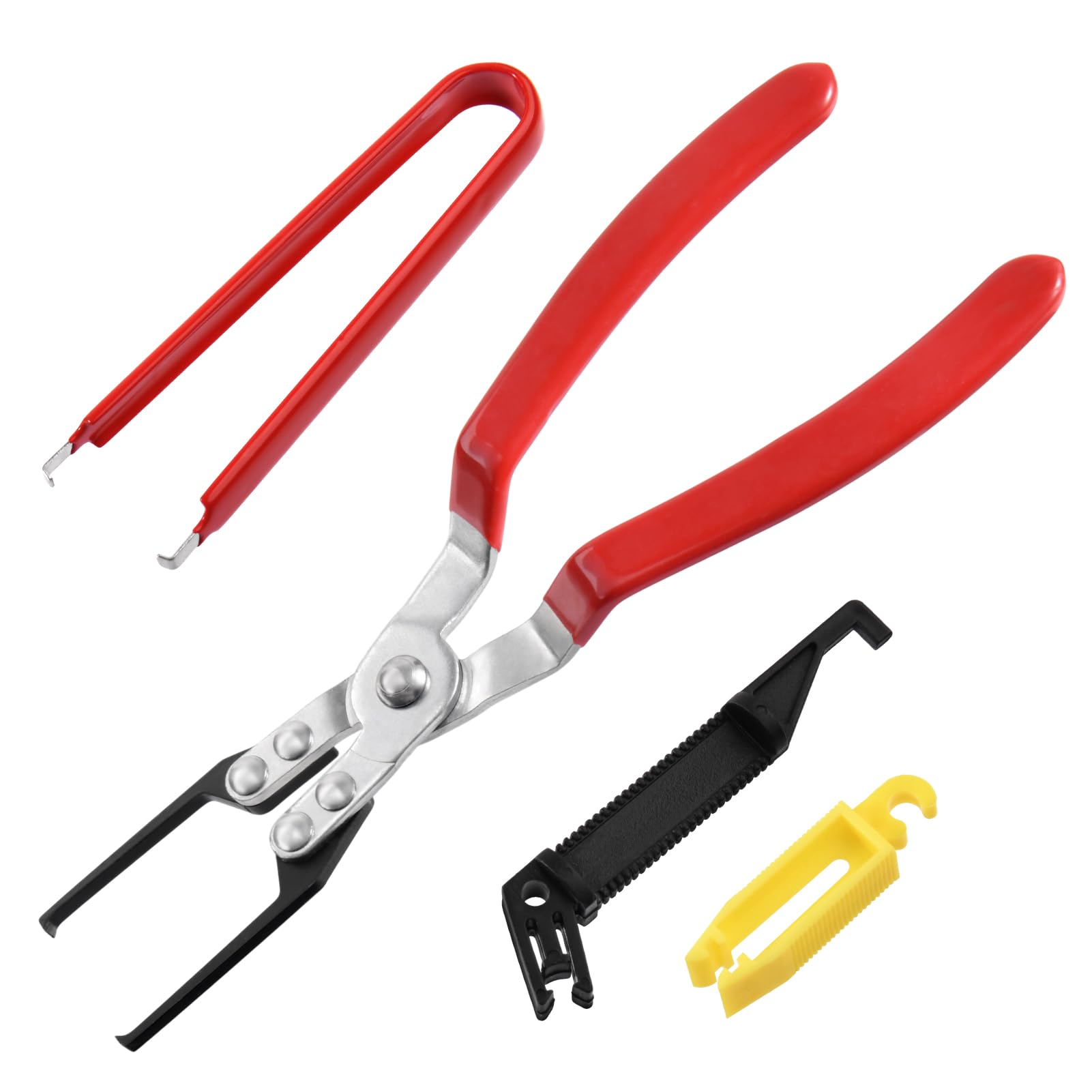 Relay Puller Pliers, Fuse Puller Pliers, 4-Pack Automotive Relay Fuse Removal Tool for Car Motorcycle Truck Boat Vehicles Battery Terminal Remover, Vehicle Electrical Disconnect Plier