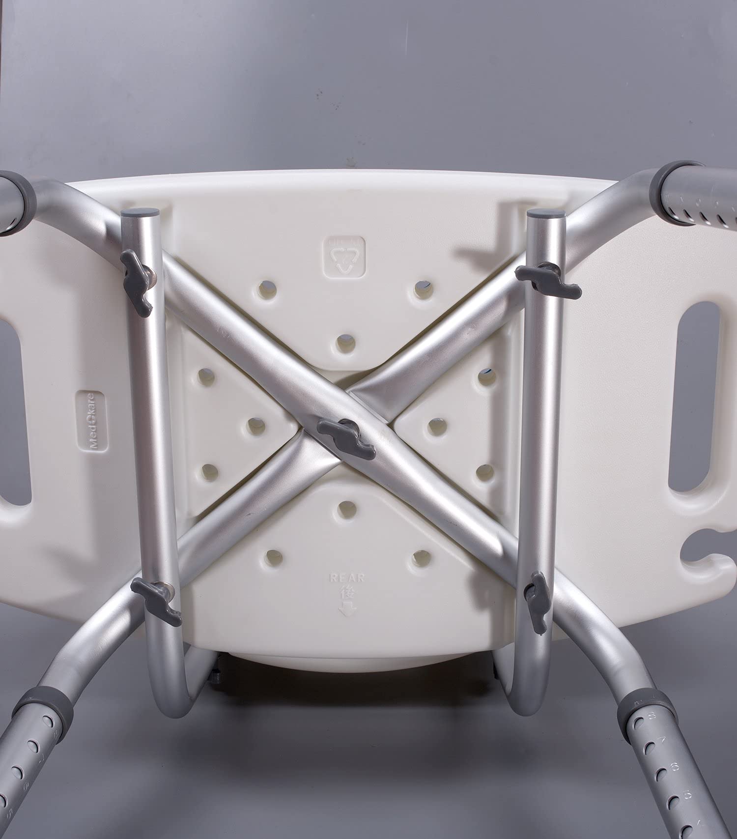 Buy Medokare Shower Chair with Back Padded Shower Seat for Seniors