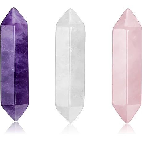 CrystalTears Amatista Cuarzo Gemstone Crystal Set
