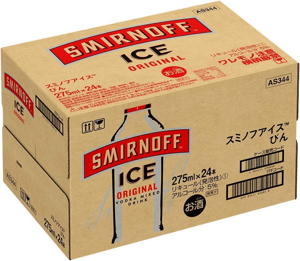 Amazon.co.jp: *477 スミノフ アイス レッド 275ml×24本 1ケース