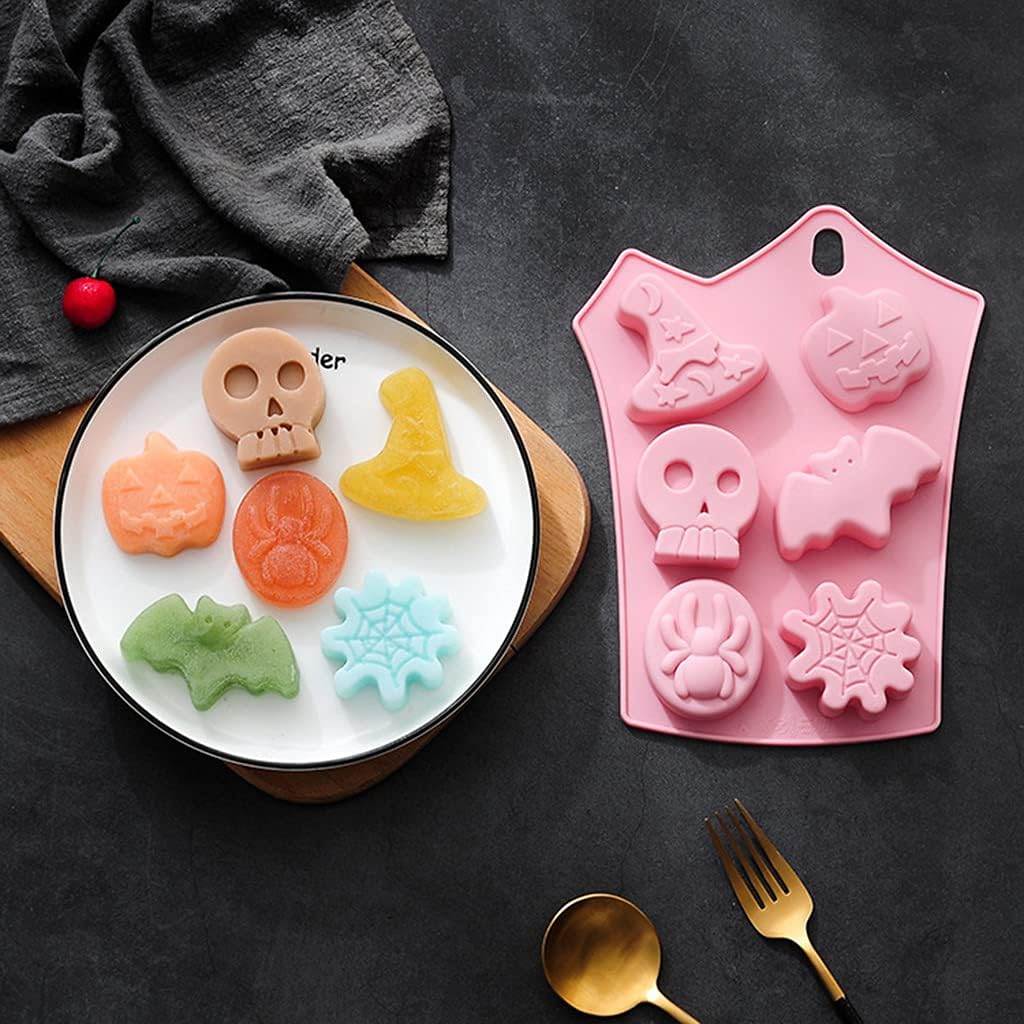 3D Cartoon Bakeware Tools Sugarcraft Mould Cake Mold Halloween Theme Shape Environmentally Food-grade Silicone
