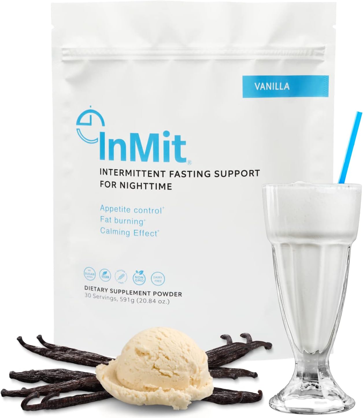 InMit Nighttime Intermittent Fasting Support Drink That Curbs Hunger