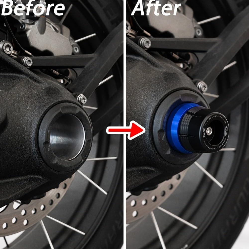Accessori moto per R1300GS R1300 GS Adventure 1300GS GS1300 2023 2024 2025 R1300RT R 1300 RT 1300RT Option 719 2025 2026 Protezioni paracolpi asse posteriore moto Protezione ruota posteriore