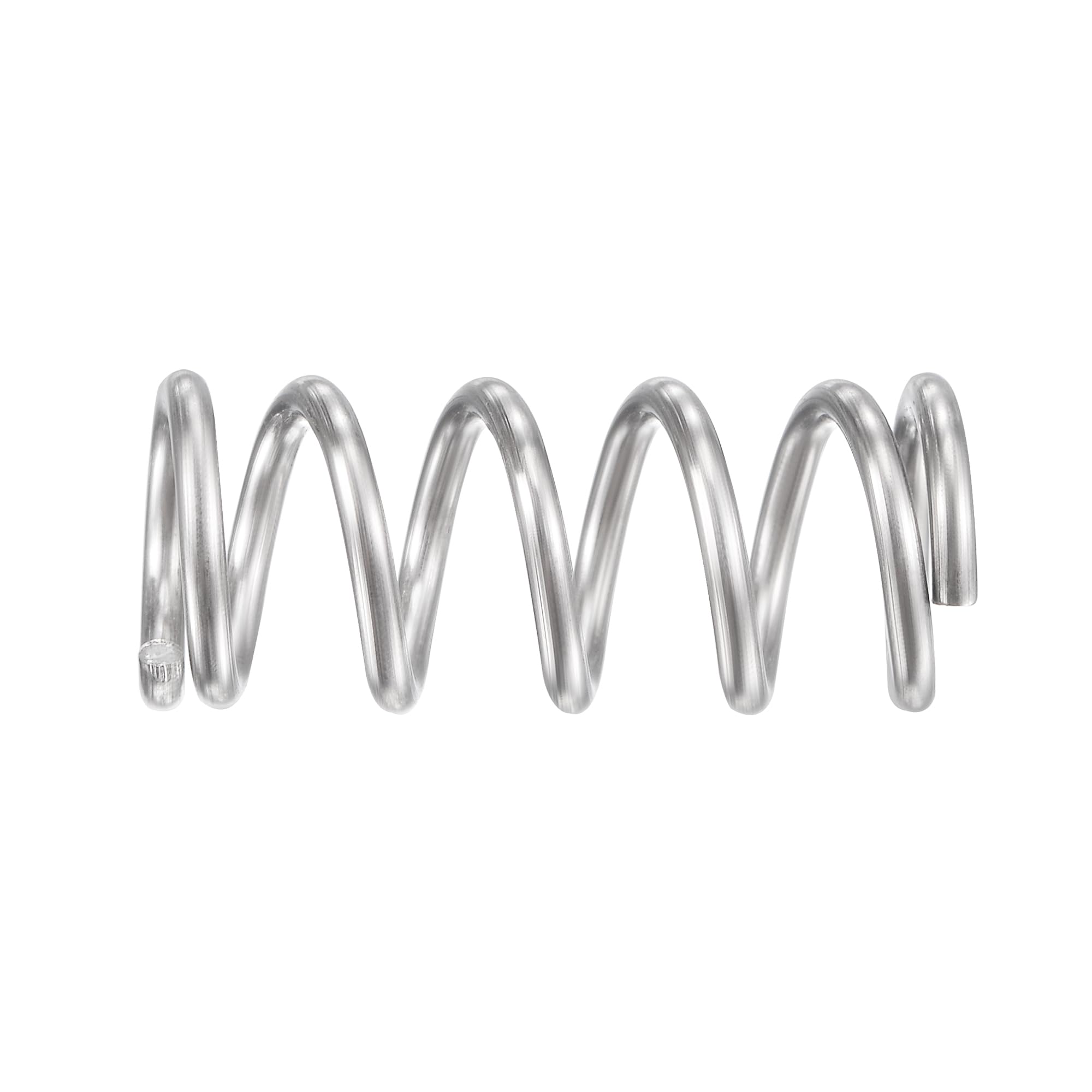 Sourcing Map Lot De 10 Ressorts à Compression En Acier Inoxydable 304, Diamètre Extérieur 9 Mm, Longueur Compressée 9 Mm, Longueur Libre 20 Mm, Capacité De Charge 61,8 N, Argenté Sourcing Map Lot De 10 Ressorts à Compression En Acier Inoxydable 304, Diamètre Extérieur 9 Mm, Longueur Compressée 9 Mm, Longueur Libre 20 Mm, Capacité De Charge 61,8 N, Argenté