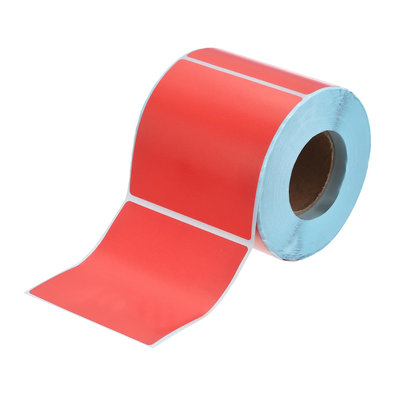 PATIKIL 500 Pcs Color Direct Thermal Labels, 3 x 3'' Barcode Printing Stickers Colorful Sticker Labels for Barcode Thermal Printers Warehouse Retail Shipping Address Labeling, Red