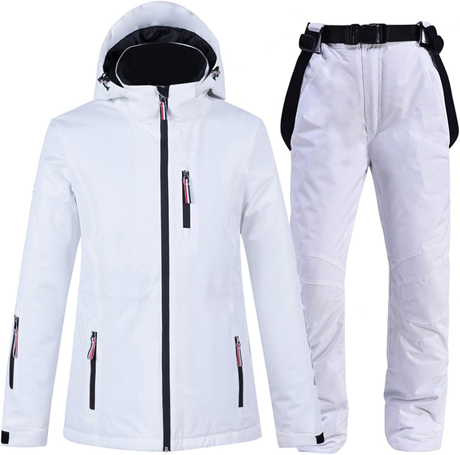 Coppia Tuta Sci Tuta Bianca con Fiocco di Neve Set da Snowboard Giacca A  Vento Cappotto + Pantaloni da Sci per Uomo E Donna Unisex : Amazon.it:  Abbigliamento