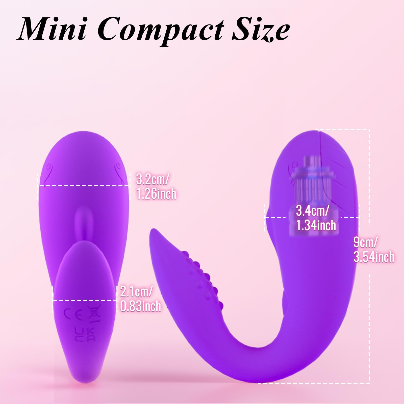 Vibrador Portátil Por App, Estimulador De Clítoris Con Vibración Dual Con 9 Modos, Vibrador De Control De Larga Distancia, Juguetes Sexuales Para Adultos Para Parejas De Mujeres