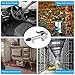 Honoson 4 Pieces 1/4 NPT Lever Blow Gun Air Nozzle Dust Cleaning Blower Gun with Rubber and Safety Tip Nozzles Air Tool for Home Shop Garage Industry(Black)