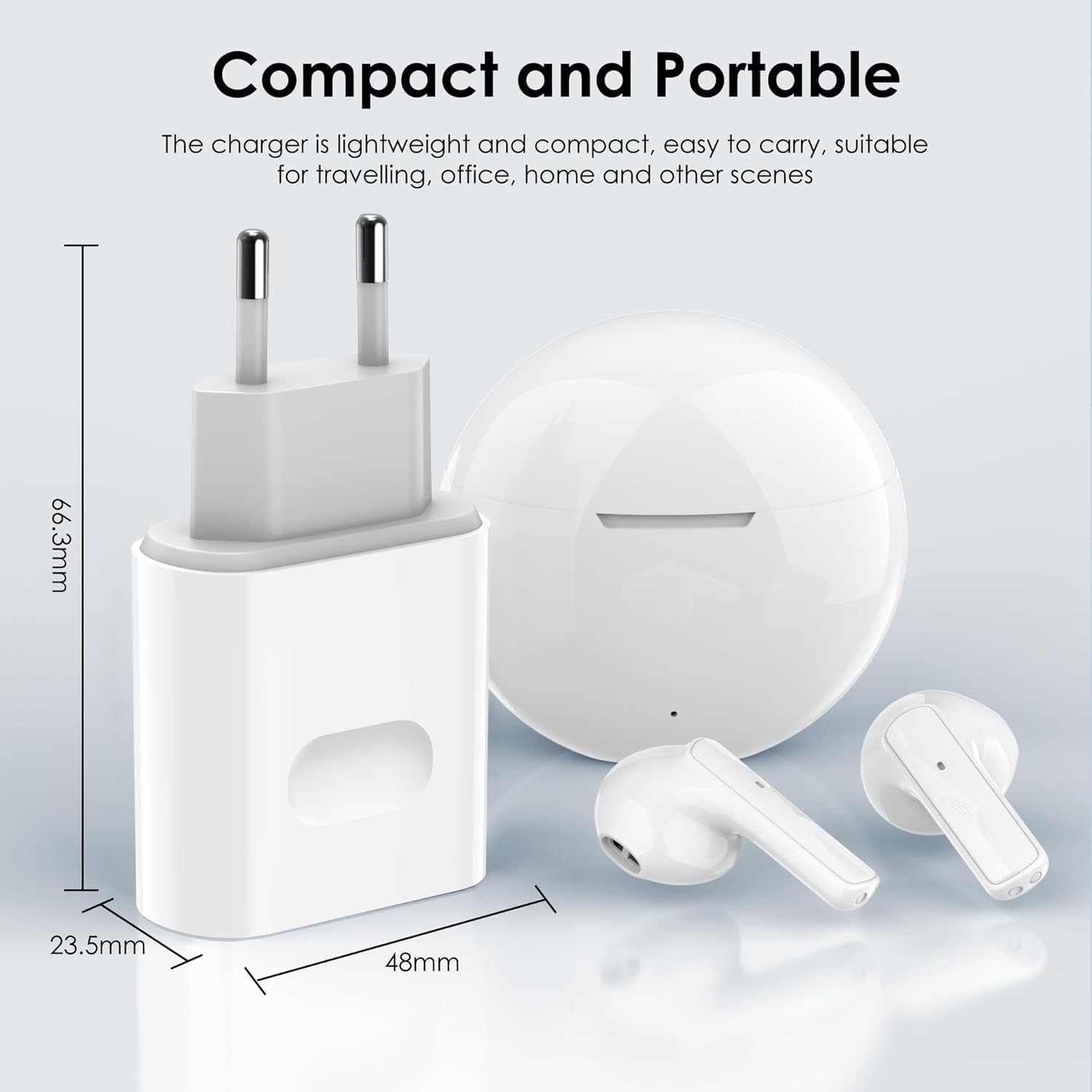 Caricatore USB C, Caricabatterie 20W 2-Pack Presa Type C per iPhone 16/16 Pro/16 Pro Max/16 Plus/15/14/13/12/11/XS Max/XR/X, Alimentatore Rapido Carica Spain Ricarica Adattatore Muro Wsehnga