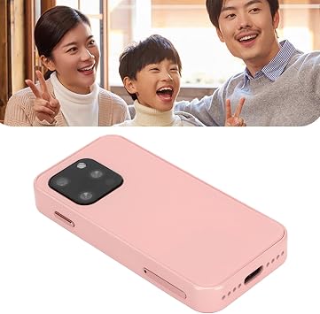 Smart Phone Mini Size 2.5 Inch, Small Mini Smartphone, HD Touch Screen Lightweight Phone, 1GB RAM, 8GB ROM, Pink