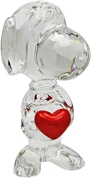 Baccarat Crystal Cartoon Snoopy Figurine #2613001